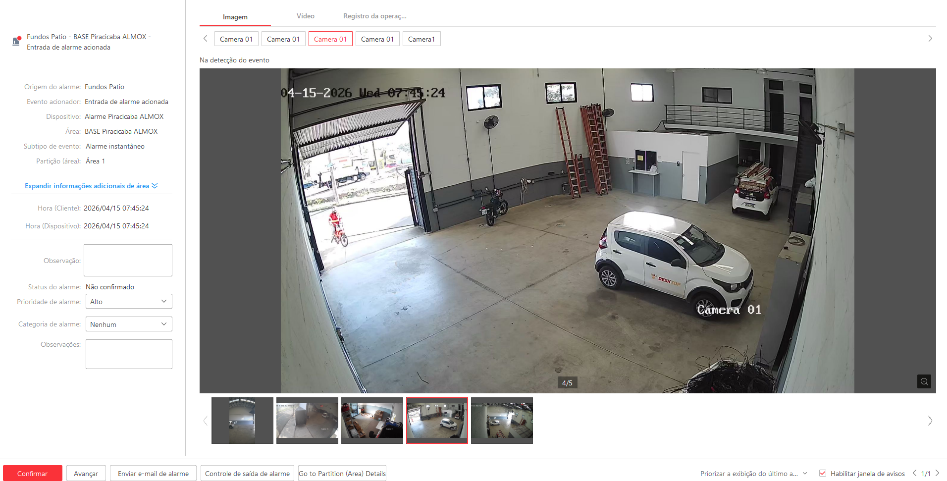 Imagem da ocorrência