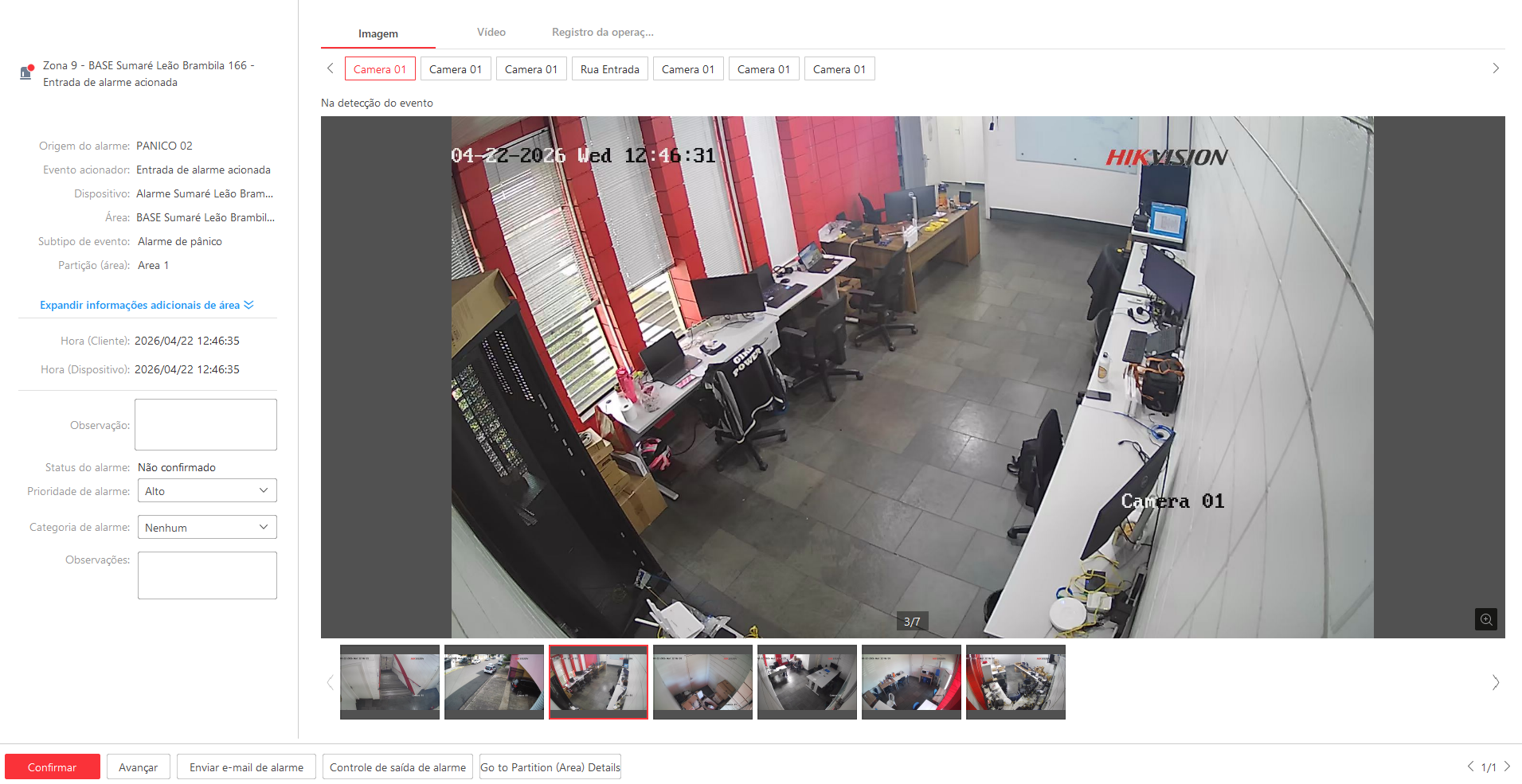 Imagem da ocorrência