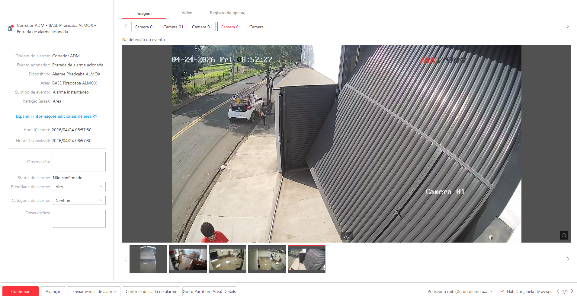 Imagem da ocorrência