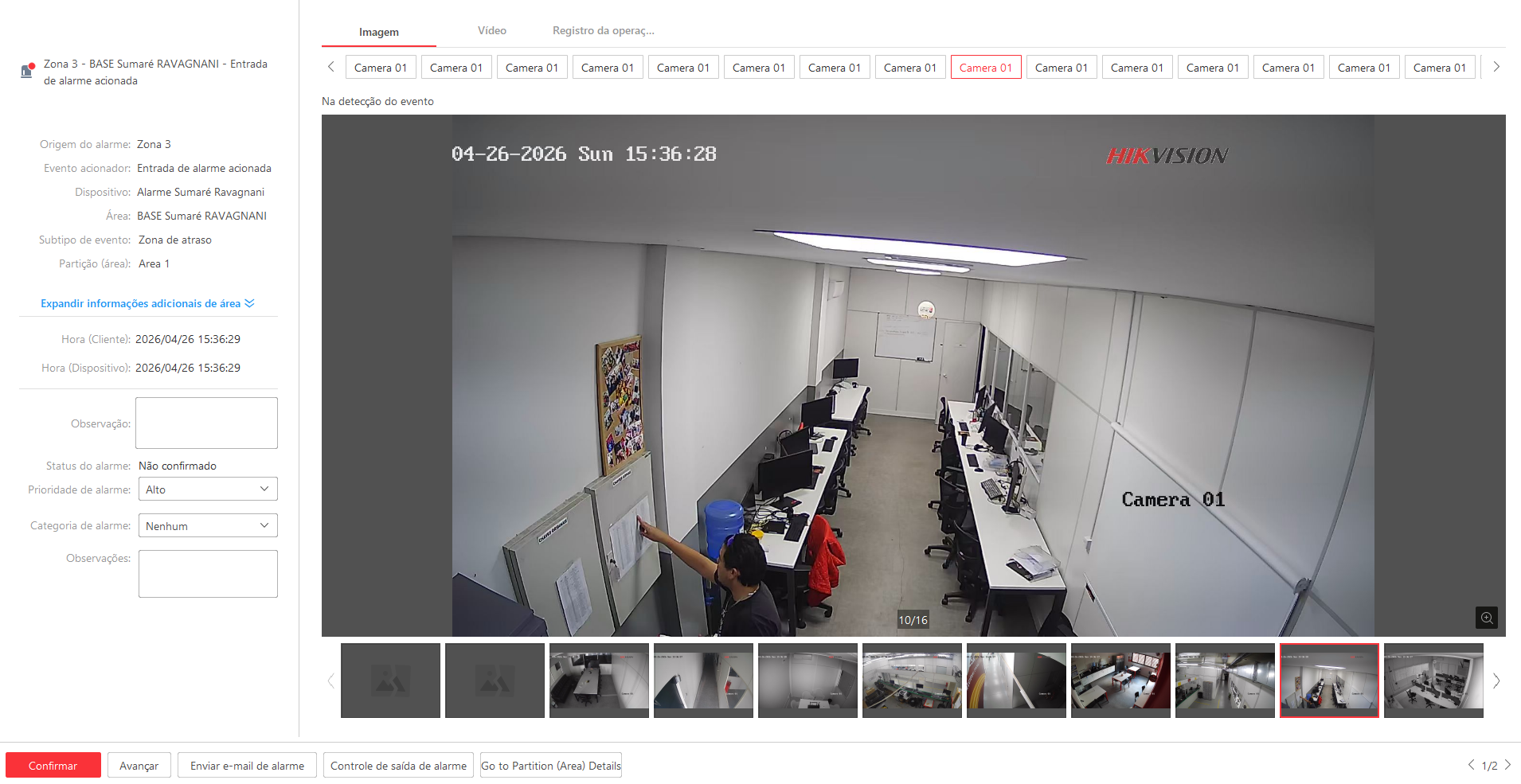 Imagem da ocorrência