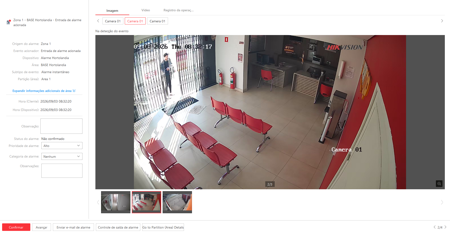 Imagem da ocorrência